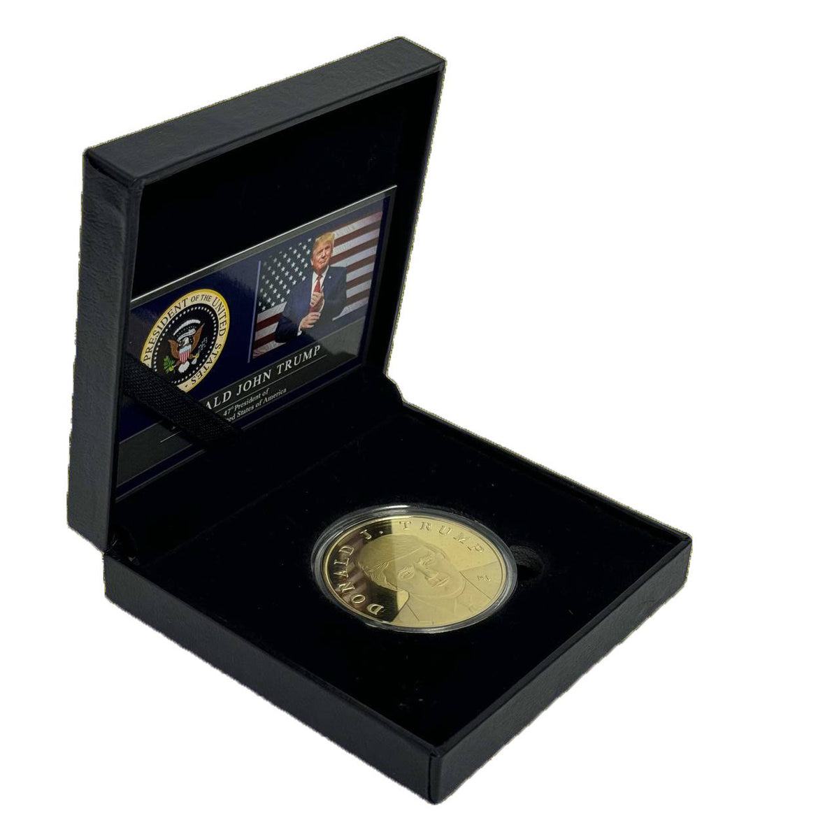 Collectible Donald Trump Treasure Box 47 President Edition - Certified