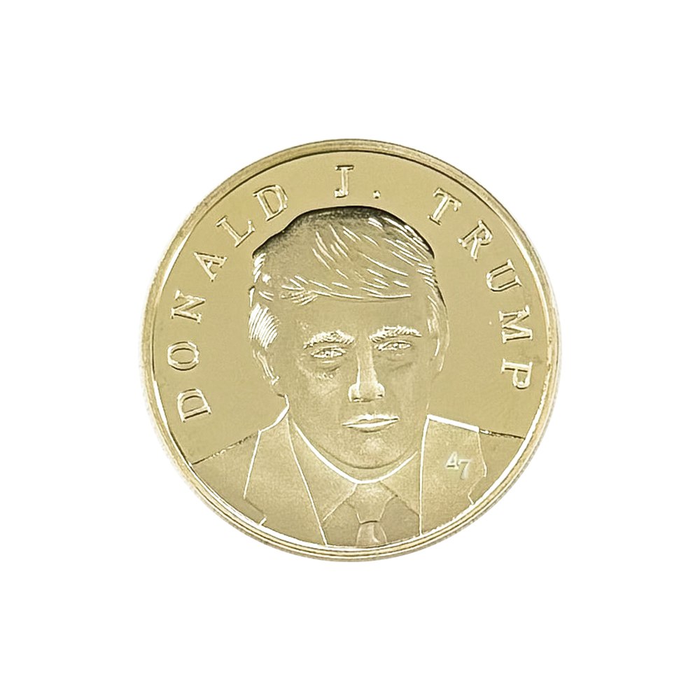 President Trump Victory Gold Collectible Coin 2025 - 47 President Edition